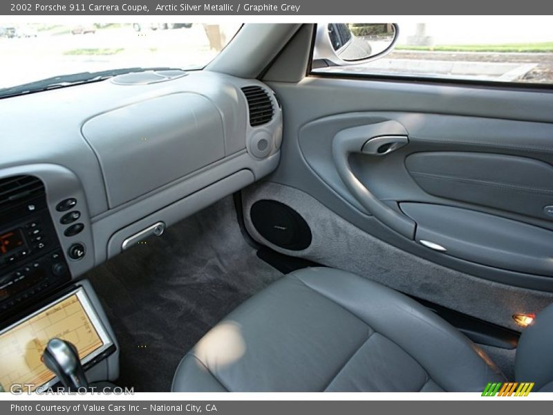 Arctic Silver Metallic / Graphite Grey 2002 Porsche 911 Carrera Coupe
