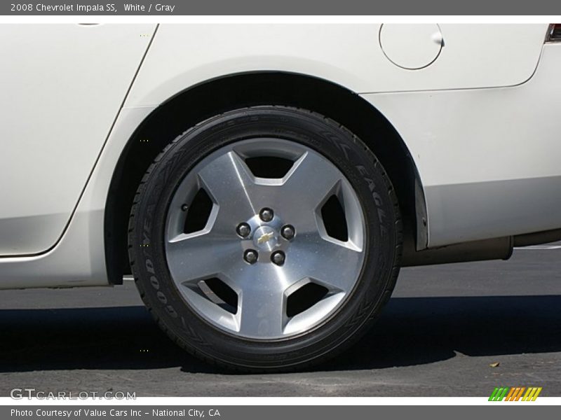 White / Gray 2008 Chevrolet Impala SS