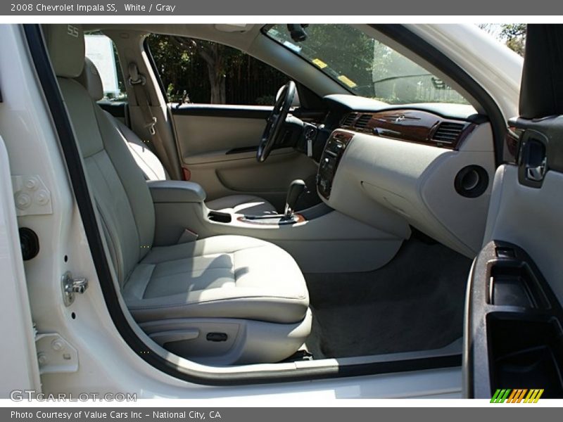 White / Gray 2008 Chevrolet Impala SS