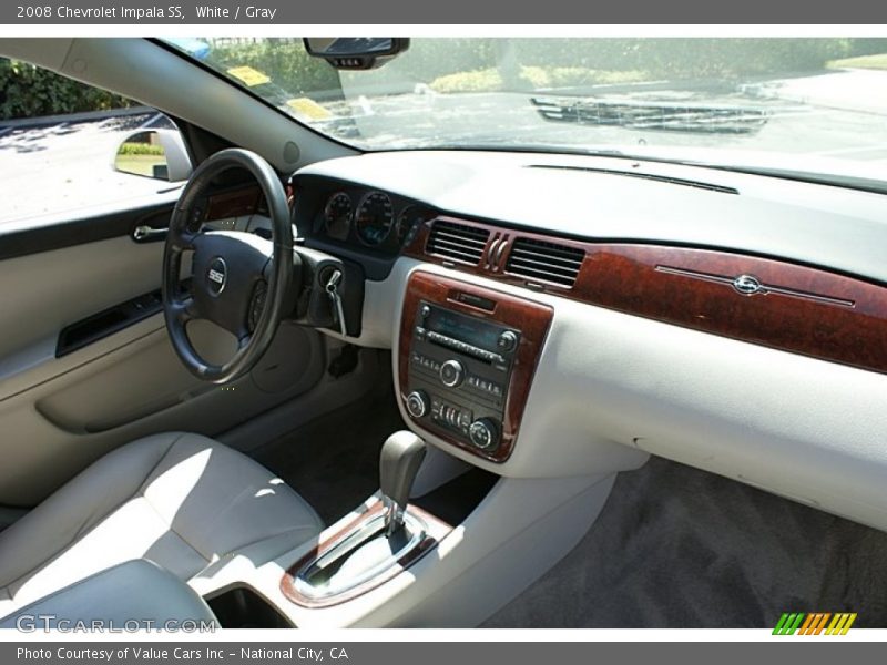 White / Gray 2008 Chevrolet Impala SS
