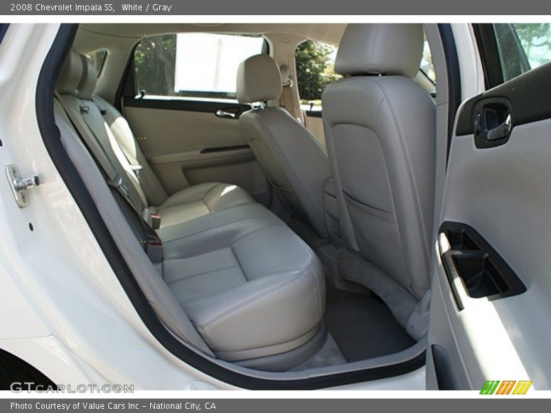 White / Gray 2008 Chevrolet Impala SS