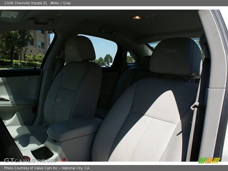 White / Gray 2008 Chevrolet Impala SS