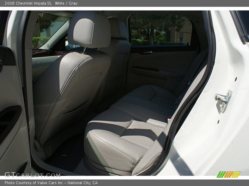 White / Gray 2008 Chevrolet Impala SS