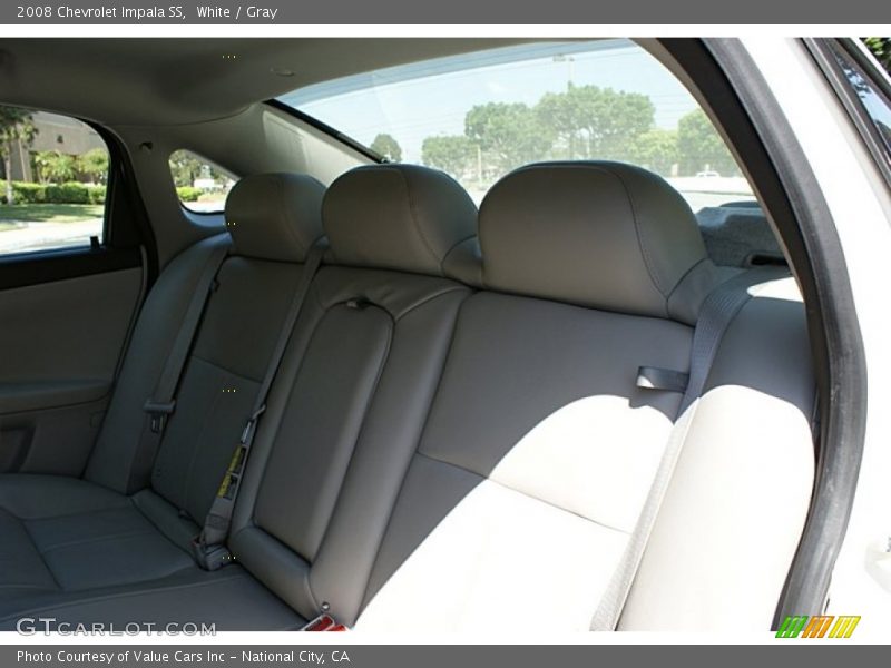 White / Gray 2008 Chevrolet Impala SS