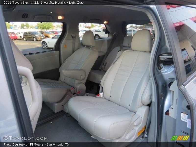 Silver Sky Metallic / Light Gray 2011 Toyota Sienna XLE