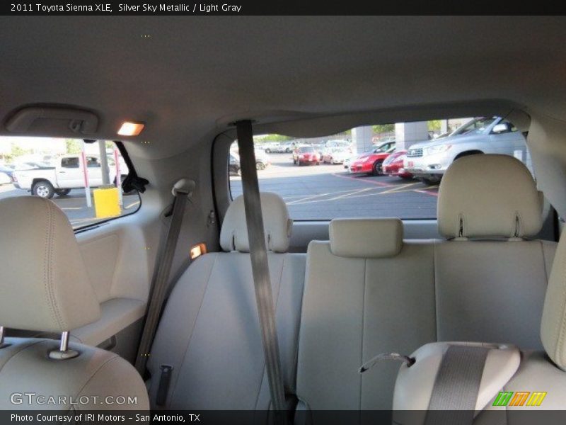 Silver Sky Metallic / Light Gray 2011 Toyota Sienna XLE