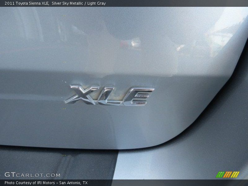 Silver Sky Metallic / Light Gray 2011 Toyota Sienna XLE
