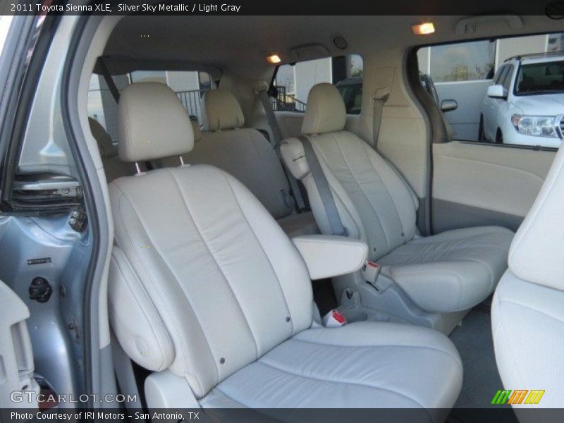 Silver Sky Metallic / Light Gray 2011 Toyota Sienna XLE