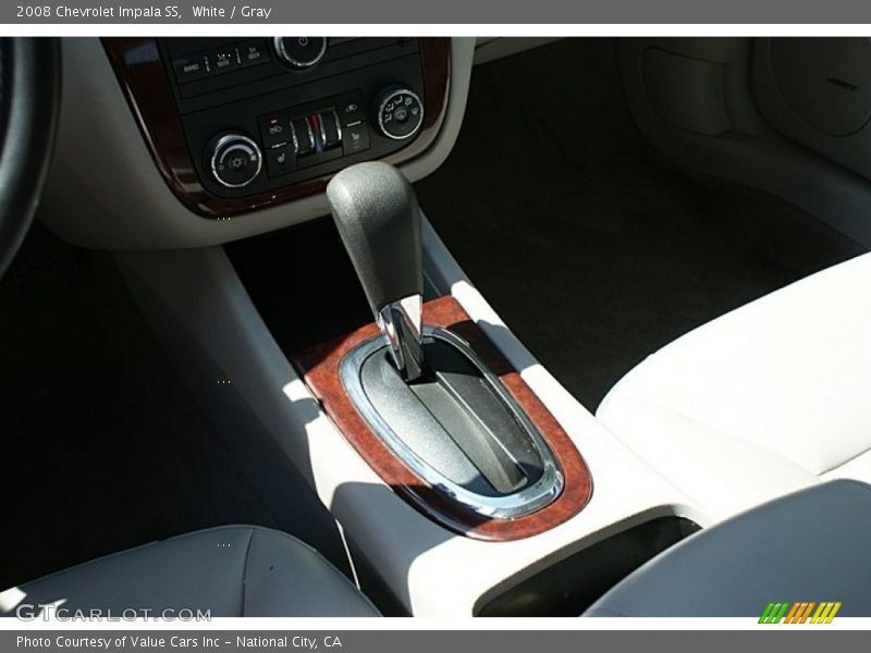 White / Gray 2008 Chevrolet Impala SS