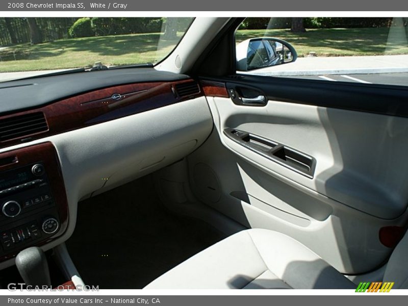 White / Gray 2008 Chevrolet Impala SS