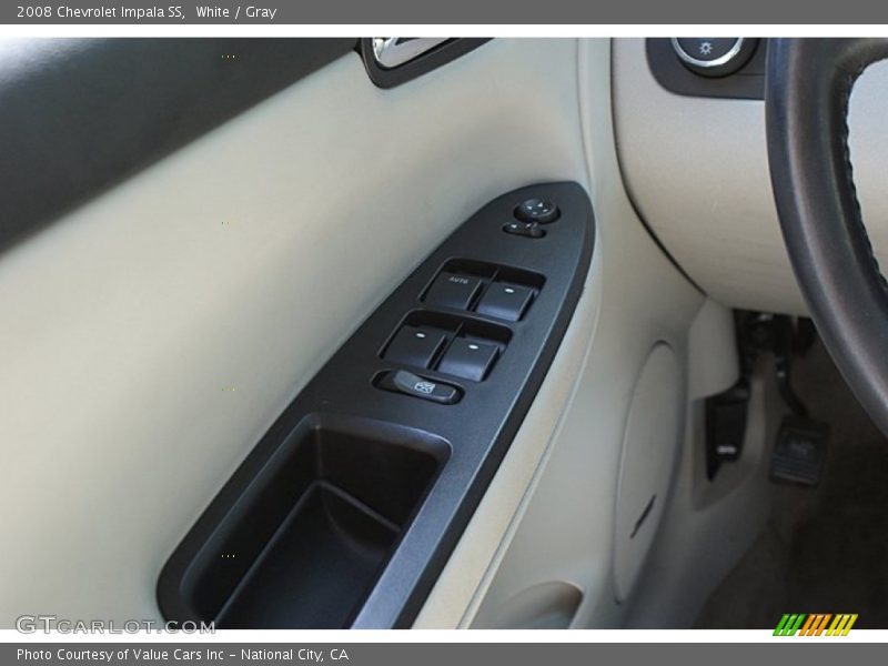 White / Gray 2008 Chevrolet Impala SS