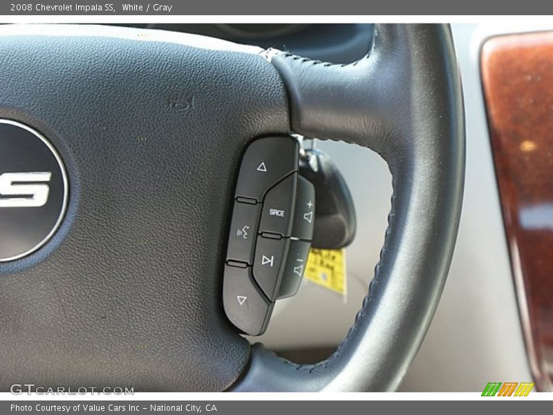 White / Gray 2008 Chevrolet Impala SS