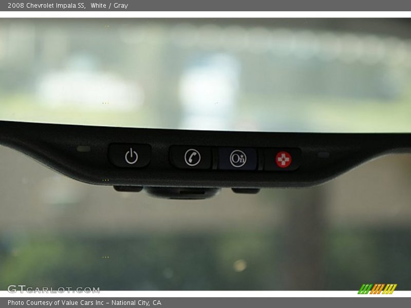White / Gray 2008 Chevrolet Impala SS
