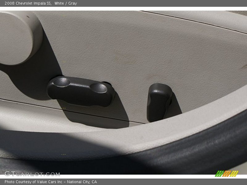 White / Gray 2008 Chevrolet Impala SS