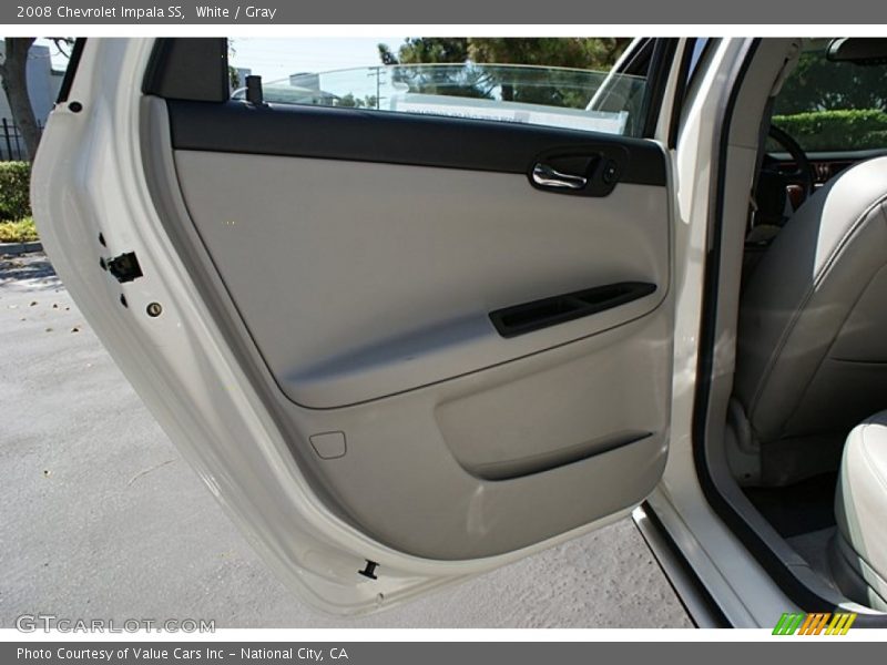White / Gray 2008 Chevrolet Impala SS