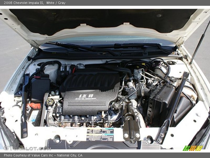 White / Gray 2008 Chevrolet Impala SS