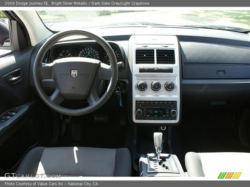 Bright Silver Metallic / Dark Slate Gray/Light Graystone 2009 Dodge Journey SE