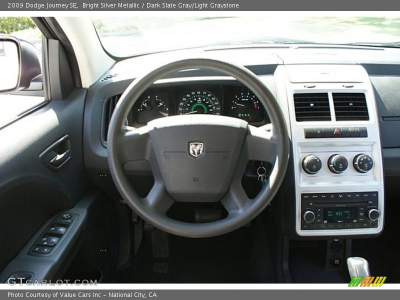 Bright Silver Metallic / Dark Slate Gray/Light Graystone 2009 Dodge Journey SE