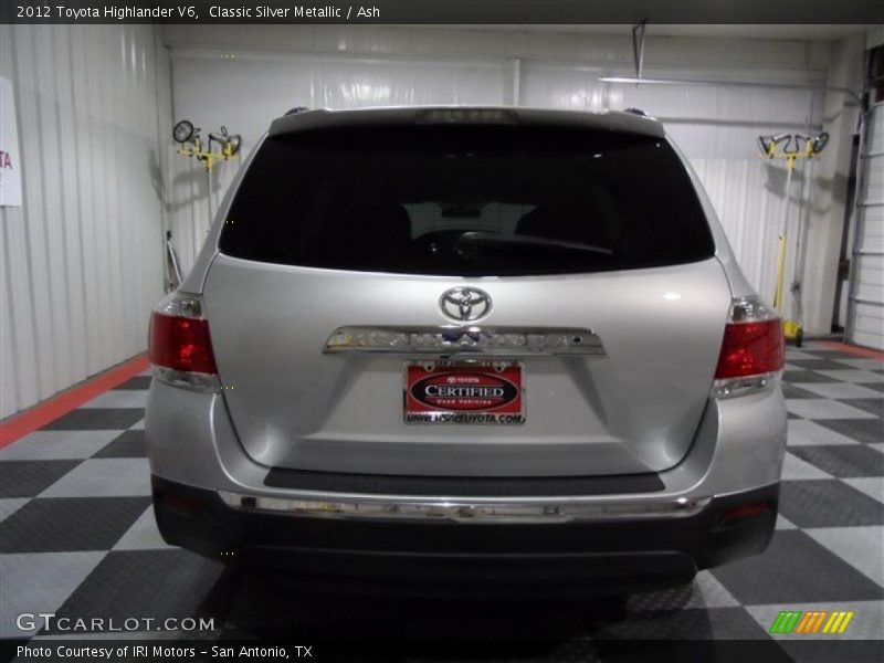 Classic Silver Metallic / Ash 2012 Toyota Highlander V6