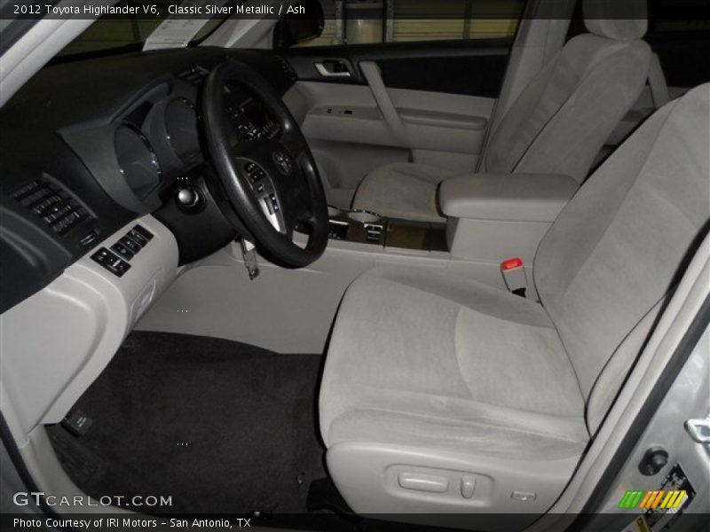 Classic Silver Metallic / Ash 2012 Toyota Highlander V6