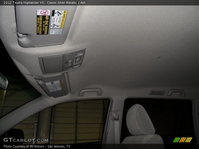 Classic Silver Metallic / Ash 2012 Toyota Highlander V6