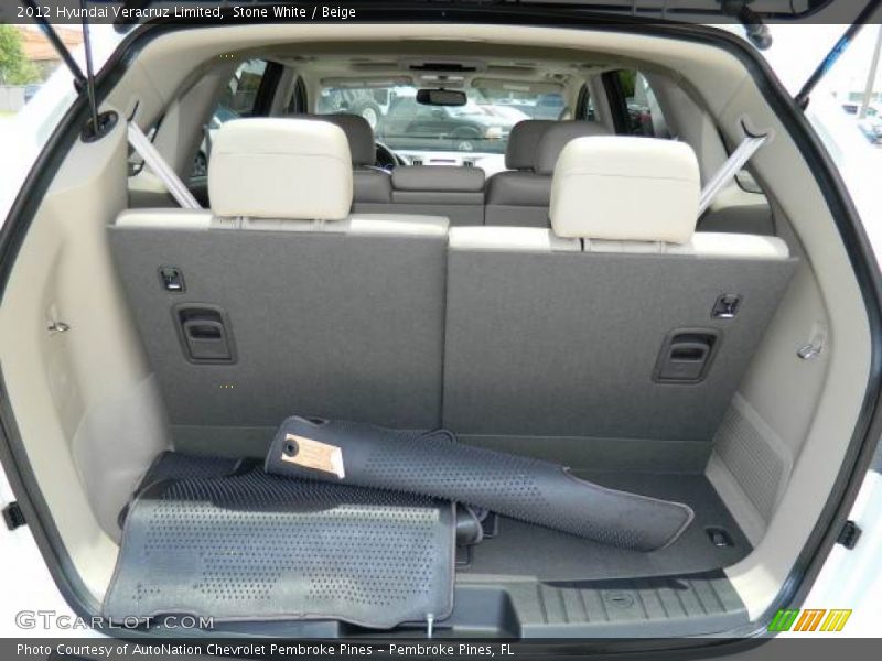 Stone White / Beige 2012 Hyundai Veracruz Limited