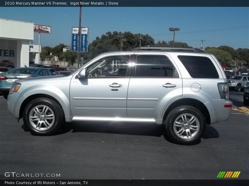 Ingot Silver Metallic / Stone 2010 Mercury Mariner V6 Premier