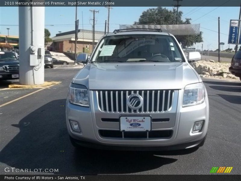 Ingot Silver Metallic / Stone 2010 Mercury Mariner V6 Premier