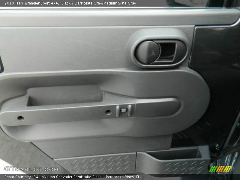 Black / Dark Slate Gray/Medium Slate Gray 2010 Jeep Wrangler Sport 4x4