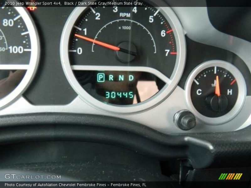 Black / Dark Slate Gray/Medium Slate Gray 2010 Jeep Wrangler Sport 4x4