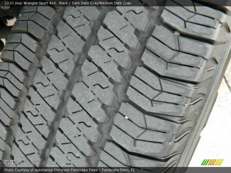 Black / Dark Slate Gray/Medium Slate Gray 2010 Jeep Wrangler Sport 4x4