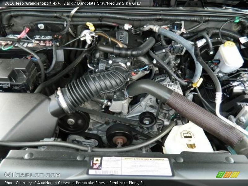 Black / Dark Slate Gray/Medium Slate Gray 2010 Jeep Wrangler Sport 4x4