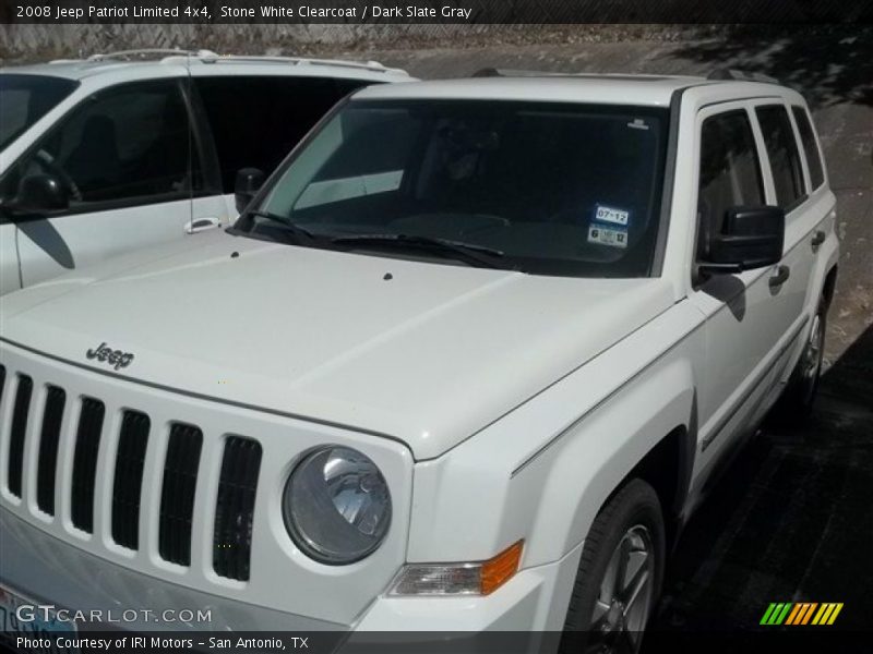 Stone White Clearcoat / Dark Slate Gray 2008 Jeep Patriot Limited 4x4