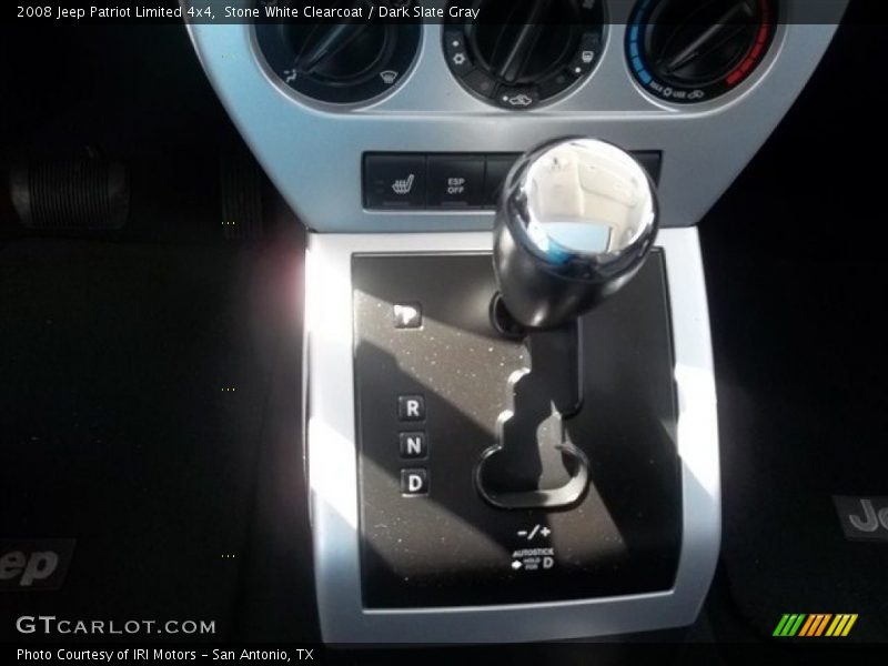 Stone White Clearcoat / Dark Slate Gray 2008 Jeep Patriot Limited 4x4