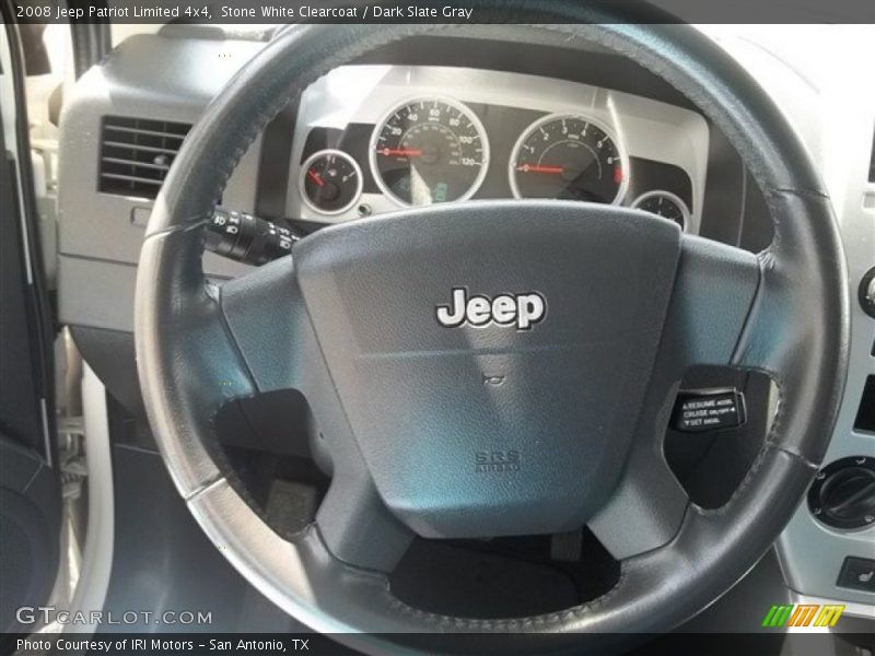 Stone White Clearcoat / Dark Slate Gray 2008 Jeep Patriot Limited 4x4