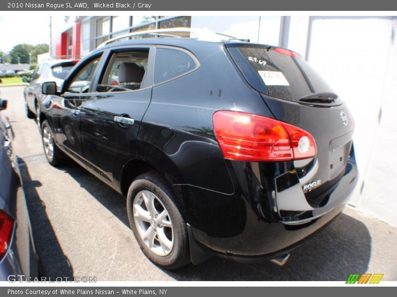 Wicked Black / Gray 2010 Nissan Rogue SL AWD
