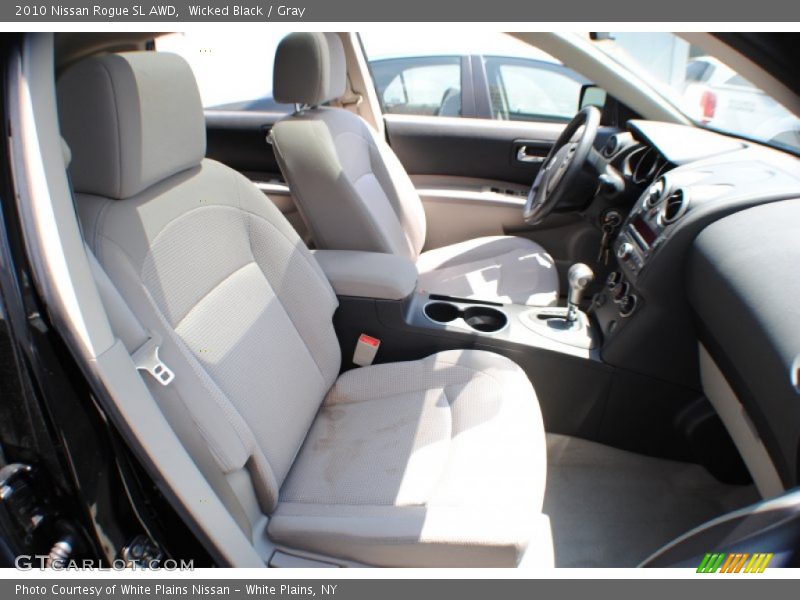 Wicked Black / Gray 2010 Nissan Rogue SL AWD