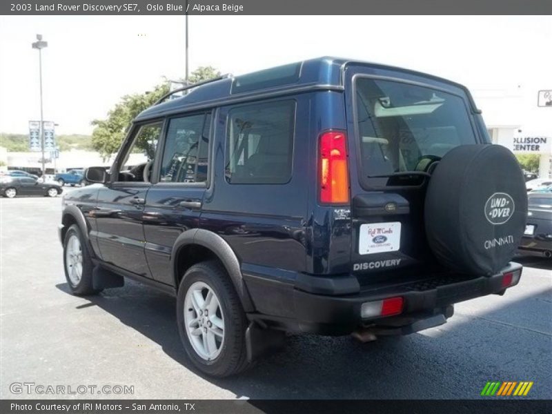 Oslo Blue / Alpaca Beige 2003 Land Rover Discovery SE7