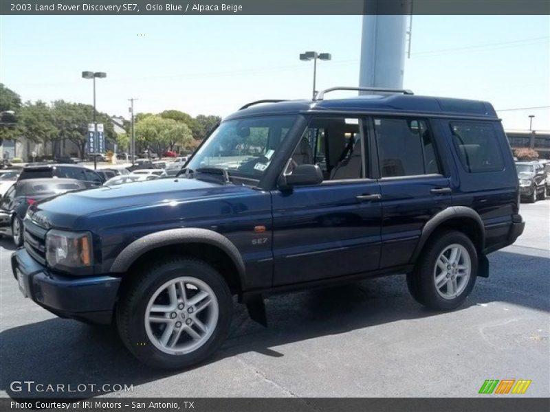 Oslo Blue / Alpaca Beige 2003 Land Rover Discovery SE7