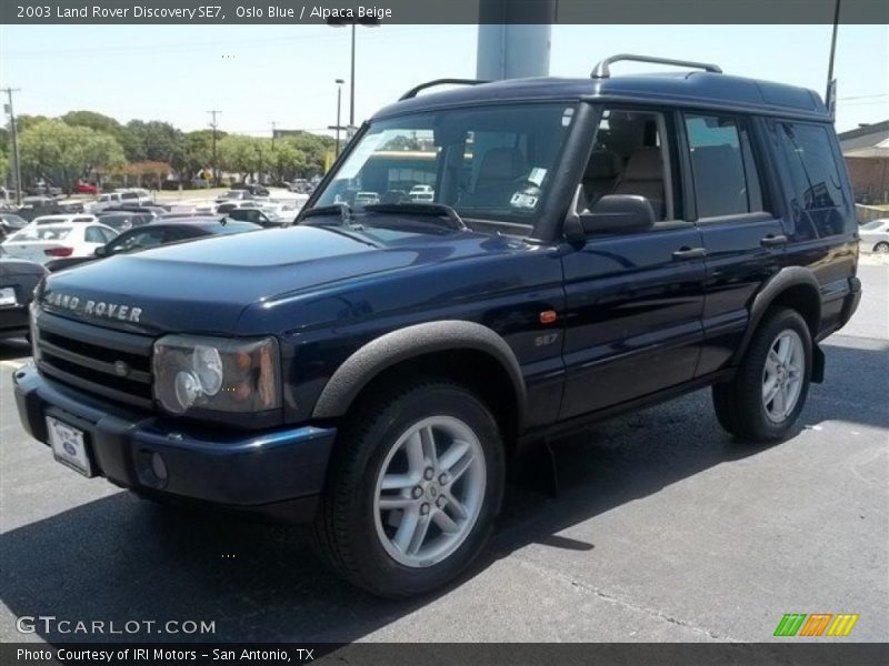 Oslo Blue / Alpaca Beige 2003 Land Rover Discovery SE7