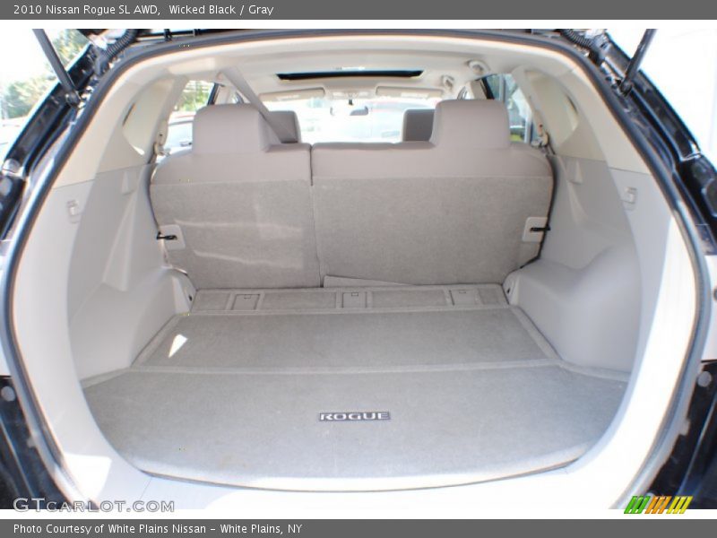 Wicked Black / Gray 2010 Nissan Rogue SL AWD