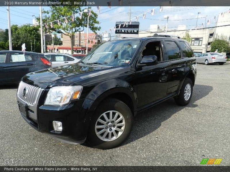 Black / Black 2010 Mercury Mariner V6 Premier 4WD
