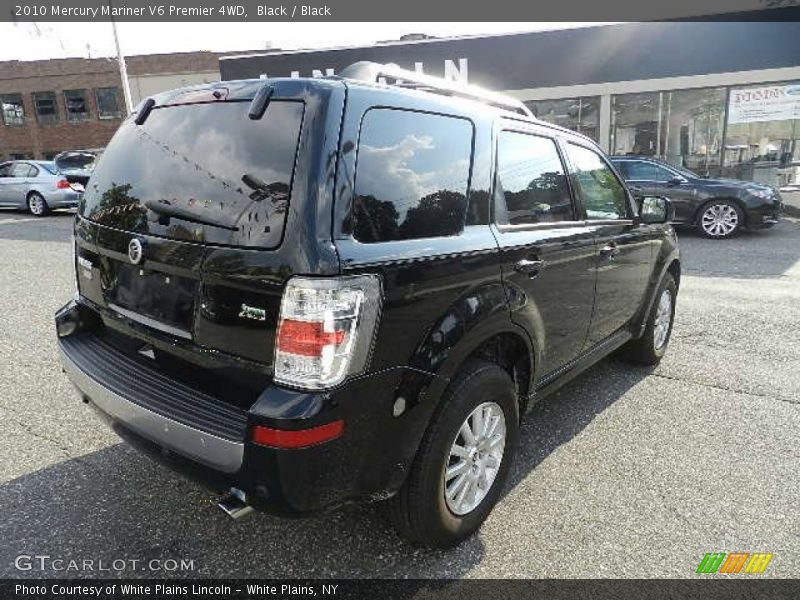 Black / Black 2010 Mercury Mariner V6 Premier 4WD
