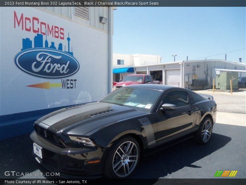 Black / Charcoal Black/Recaro Sport Seats 2013 Ford Mustang Boss 302 Laguna Seca