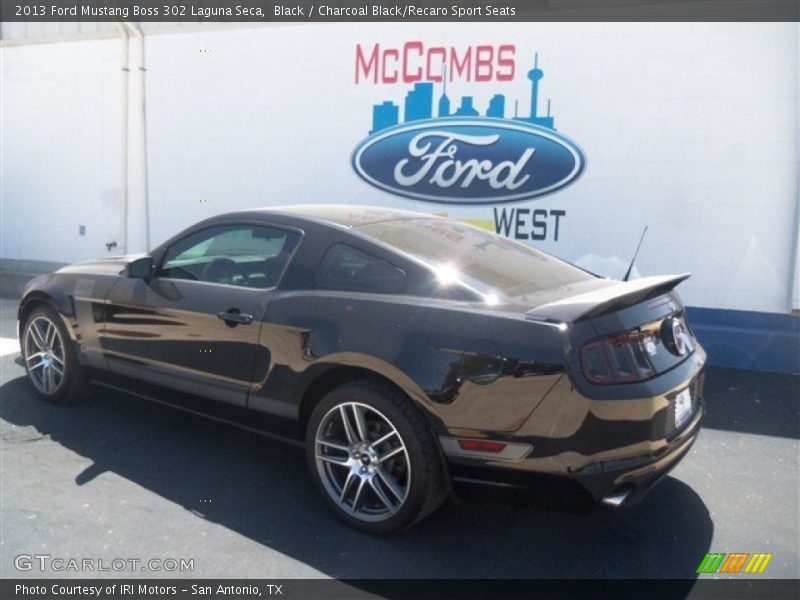 Black / Charcoal Black/Recaro Sport Seats 2013 Ford Mustang Boss 302 Laguna Seca