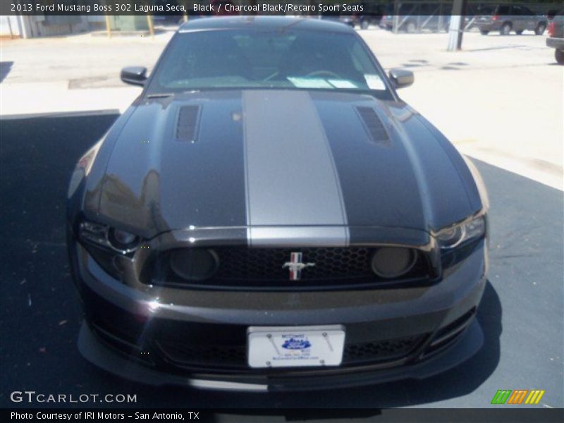Black / Charcoal Black/Recaro Sport Seats 2013 Ford Mustang Boss 302 Laguna Seca
