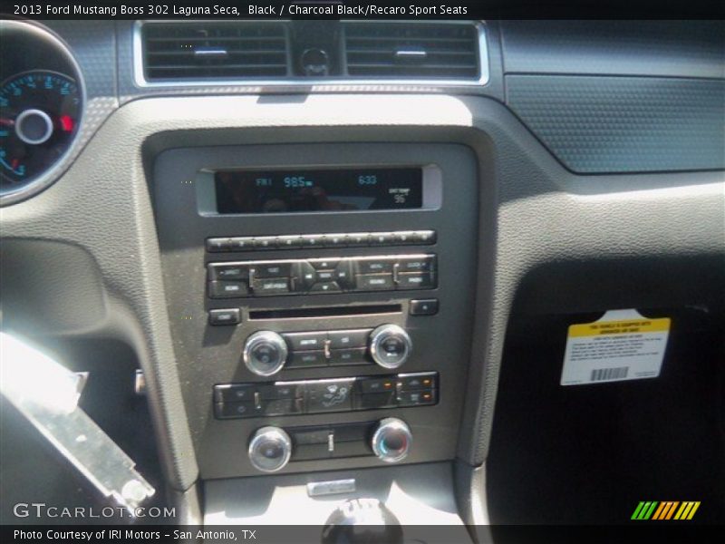 Controls of 2013 Mustang Boss 302 Laguna Seca