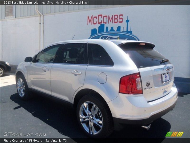 Ingot Silver Metallic / Charcoal Black 2013 Ford Edge Limited