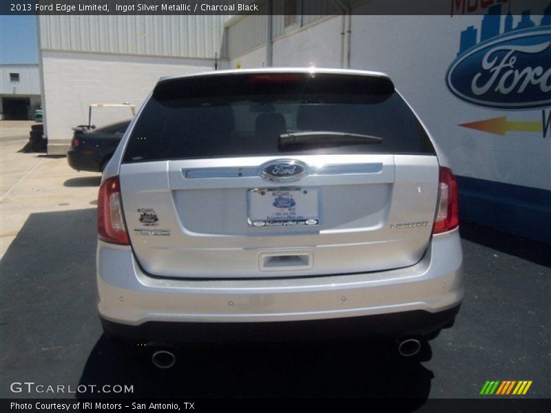 Ingot Silver Metallic / Charcoal Black 2013 Ford Edge Limited