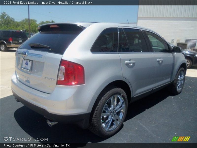 Ingot Silver Metallic / Charcoal Black 2013 Ford Edge Limited